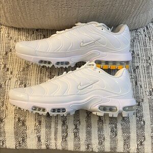 New Men’s Nike Air Max Plus Golf Shoes White Size 10.5